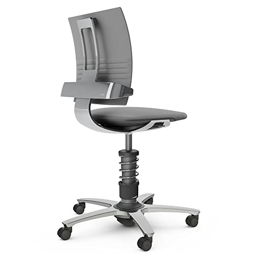 aeris 3Dee ergonomischer Bürostuhl – Schreibtischstuhl mit einzigartiger Rückenlehne – Bürostuhl ohne Armlehne – Drehstuhl, stufenlos höhenverstellbar 42-56 cm von aeris