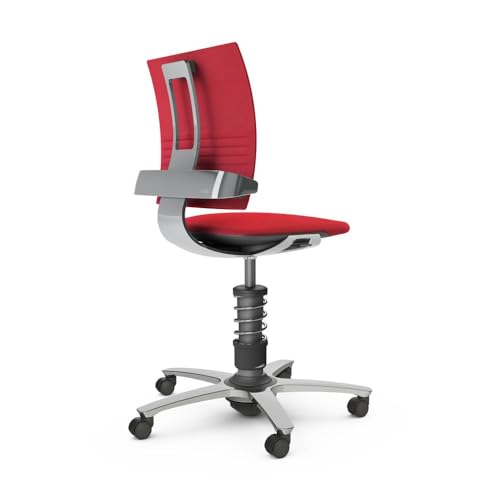 aeris 3Dee ergonomischer Bürostuhl – Schreibtischstuhl mit einzigartiger Rückenlehne – Bürostuhl ohne Armlehne – Drehstuhl, stufenlos höhenverstellbar 42-56 cm von aeris