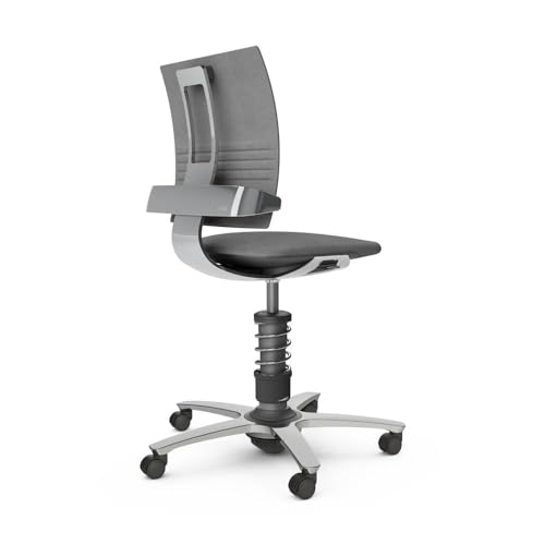 aeris 3Dee ergonomischer Bürostuhl – Schreibtischstuhl mit einzigartiger Rückenlehne – Bürostuhl ohne Armlehne – Drehstuhl, stufenlos höhenverstellbar 42-56 cm von aeris