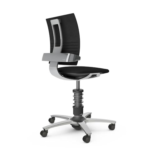 aeris 3Dee ergonomischer Bürostuhl – Schreibtischstuhl mit einzigartiger Rückenlehne – Bürostuhl ohne Armlehne – Drehstuhl, stufenlos höhenverstellbar 42-56 cm von aeris