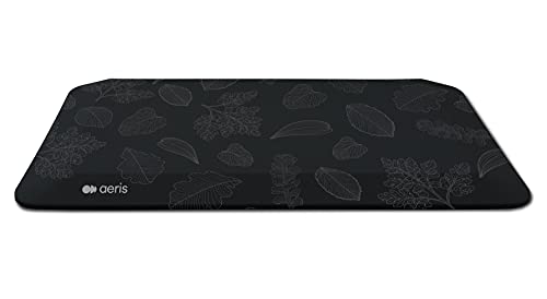 aeris Muvmat Anti Ermüdungsmatte für Stehtische – Ergonomische 2-Zonen Schreibtisch Stehmatte für gesundes Stehen – strapazierfähige Arbeitsplatzmatte Bezug Leaf Art von aeris