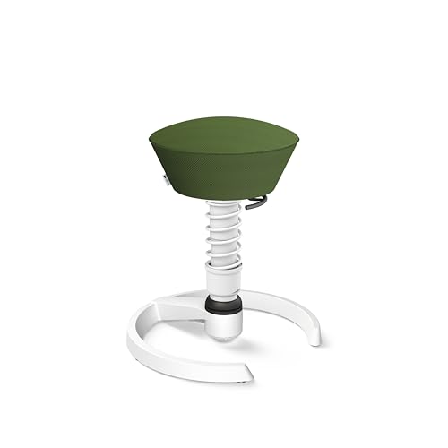 aeris Swopper Air – Ergonomischer Hocker mit extra weicher Polsterung – Bürohocker höhenverstellbar ohne Rollen –Sitzhocker für einen gesunden Rücken, Feder Standard aeris Swopper Air – Ergonomischer Hocker mit extra weicher Polsterung – Bürohocker höhenverstellbar ohne Rollen –Sitzhocker für einen gesunden Rücken, Feder Standard von aeris