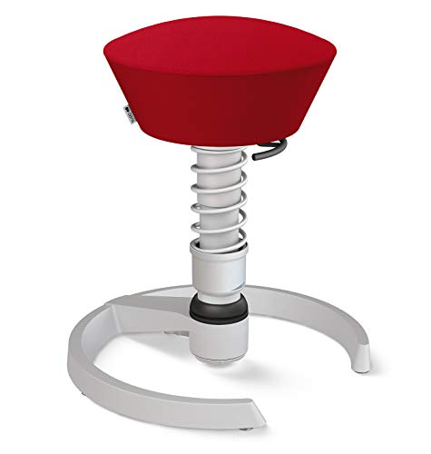 aeris Swopper – Ergonomischer Hocker – Bürohocker höhenverstellbar – Vielseitiger Sitzhocker für einen gesunden Rücken – Bürostuhl ohne Rollen, Feder Standard von aeris