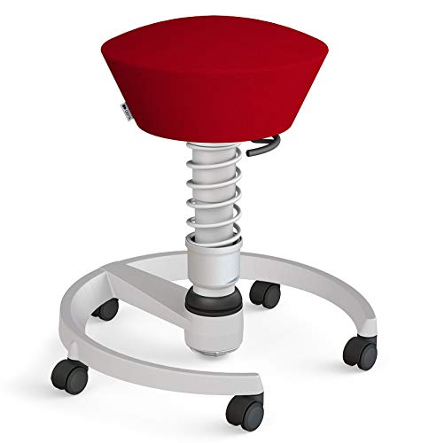 aeris Swopper – Ergonomischer Hocker – Bürohocker höhenverstellbar – Vielseitiger Schreibtischstuhl für einen gesunden Rücken – Bürostuhl mit Rollen, Feder Standard aeris Swopper – Ergonomischer Hocker – Bürohocker höhenverstellbar – Vielseitiger Schreibtischstuhl für einen gesunden Rücken – Bürostuhl mit Rollen, Feder Standard von aeris
