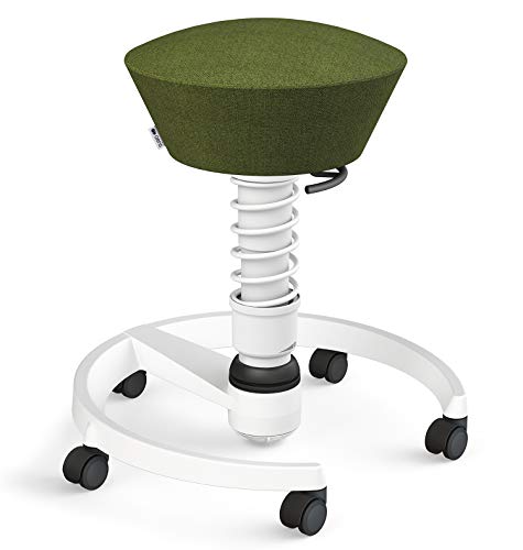 aeris Swopper – Ergonomischer Hocker – Bürohocker höhenverstellbar – Vielseitiger Schreibtischstuhl für einen gesunden Rücken – Bürostuhl mit Rollen, Feder Standard aeris Swopper – Ergonomischer Hocker – Bürohocker höhenverstellbar – Vielseitiger Schreibtischstuhl für einen gesunden Rücken – Bürostuhl mit Rollen, Feder Standard von aeris
