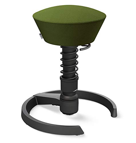 aeris Swopper – Ergonomischer Hocker – Bürohocker höhenverstellbar – Vielseitiger Sitzhocker für einen gesunden Rücken – Bürostuhl ohne Rollen, Feder Standard von aeris