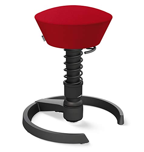 aeris Swopper – Ergonomischer Hocker – Bürohocker höhenverstellbar – Vielseitiger Sitzhocker für einen gesunden Rücken – Bürostuhl ohne Rollen, Feder Standard von aeris