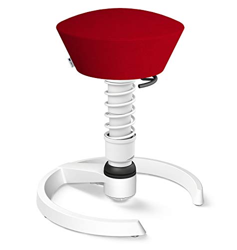 aeris Swopper – Ergonomischer Hocker – Bürohocker höhenverstellbar – Vielseitiger Sitzhocker für einen gesunden Rücken – Bürostuhl ohne Rollen, Feder Standard von aeris