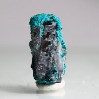 Azurit Auf Botryoidem Chrysokoll Quarz Mit Malalchit | Roher Quarzkristall Kristallpunkt Stein Heilkristallpunkt von affordablemineralsNY