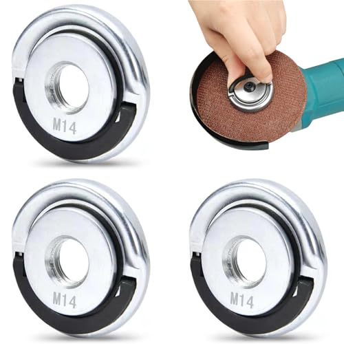 3 Stück Schnellspannmutter Für Winkelschleifer,Winkelschleifer Schnellspannmutter,Flex Schnellspannmutter,Schnellspannmutter,Winkelschleifer Zubehör,45mm*8.9mm 3 Stück Schnellspannmutter Für Winkelschleifer,Winkelschleifer Schnellspannmutter,Flex Schnellspannmutter,Schnellspannmutter,Winkelschleifer Zubehör,45mm*8.9mm von afhgdjr