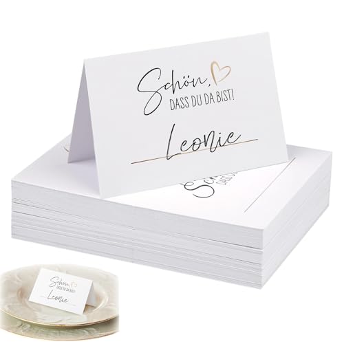 50 Stück Tischkarten,Tischkarten Hochzeit,Tischkarten Geburtstag,Namensschilder Hochzeit,Platzkarten,8.5 * 11cm,Einsetzbar für Hochzeiten, Geburtstage, Kommunionen, Taufen und Andere Anlässe 50 Stück Tischkarten,Tischkarten Hochzeit,Tischkarten Geburtstag,Namensschilder Hochzeit,Platzkarten,8.5 * 11cm,Einsetzbar für Hochzeiten, Geburtstage, Kommunionen, Taufen und Andere Anlässe von afhgdjr