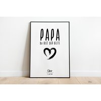 Papa, Du Bist Der Beste - Personalisierte Poster in Den Größen A5 A3 Papa, Du Bist Der Beste - Personalisierte Poster in Den Größen A5 A3 von afisaPapeterie