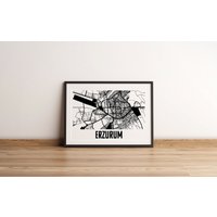 stadtkarte Von Erzurum Als Poster - Erhältlich in Den Größen A5 A3 stadtkarte Von Erzurum Als Poster - Erhältlich in Den Größen A5 A3 von afisaPapeterie