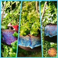 Blumenampel Hängend Aus Ton von africanfairy