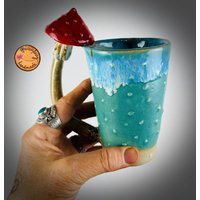 Die Pilztasse/Keramik „Ocean Mist" 200Ml von africanfairy
