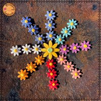 Gänseblümchen 3 Größen & 9 Farben/Pflanzenstecker/Keramik Inclusive Fest Angebrachter Stahlstecken von africanfairy