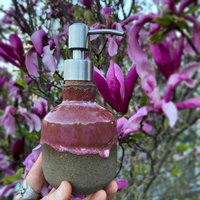 Seifenspender Oder Vase "Rose" Oval Aus Keramik von africanfairy