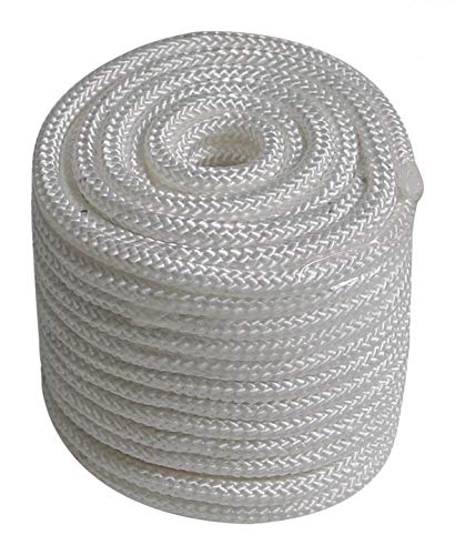ag-tools Seil Leine PP 12-Fach geflochten ø 4mm 20m Weiss Abspannseil NEU 60209 von ag-tools