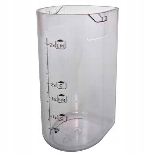 Milchbehälter (ohne Deckel), Milchkaraffe für Kaffeevollautomaten kompatibel mit DeLonghi Magnifica Evo Start von agdom24h_parts