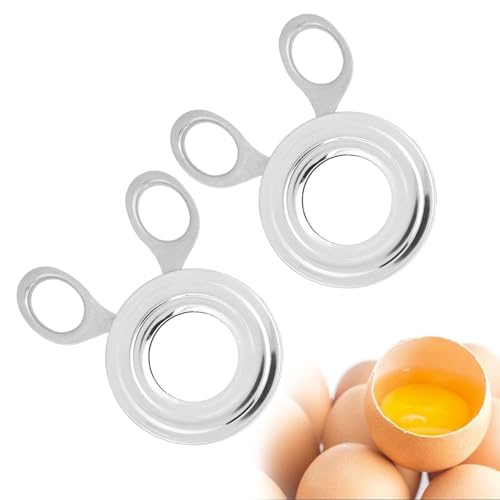 2 Stücke Eierköpfer, Edelstahl Ei Scissor, Eieröffner, Egg Topper Cutter, Spülmaschinengeeignet von aghoer