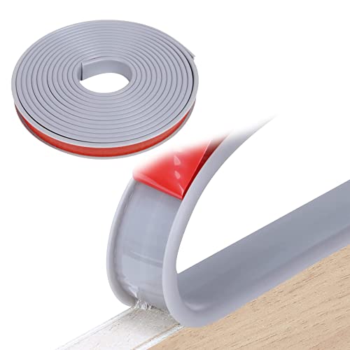 5M U-Form Selbstklebend Möbelkantenband, Innenbreite 16 mm Flexible TPE Faltbarer Kantenschutz, Umleimer Furnierklebeband, für Tisch, Schrank Schutz&Reparatur, Grau 5M U-Form Selbstklebend Möbelkantenband, Innenbreite 16 mm Flexible TPE Faltbarer Kantenschutz, Umleimer Furnierklebeband, für Tisch, Schrank Schutz&Reparatur, Grau von aghoer