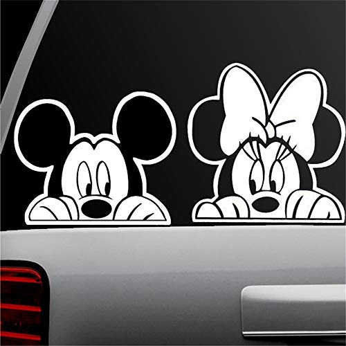 Wandtattoo Wohnzimmer Auto Aufkleber Auto Aufkleber Auto Aufkleber Mickey Mouse und Minnie Mouse Combo Window Aufkleber für Auto Aufkleber von agnedd