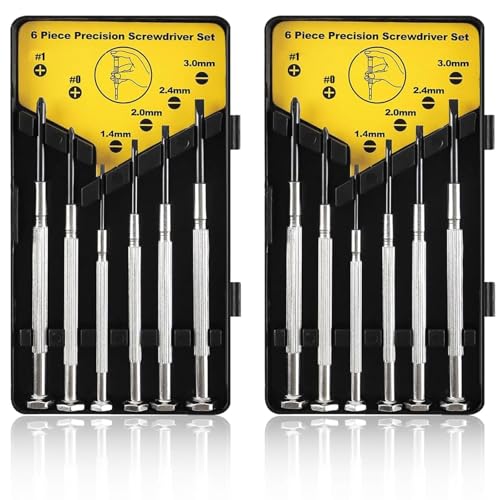 12 Stück Mini Schraubenzieher Set, Feinmechaniker Schraubendreher Set Brillen Schraubenzieher Reparatur klein Uhrmacher Schraubendreher Set, Computers Feinmechaniker Werkzeug Set, für Brille Uhren usw von agogue