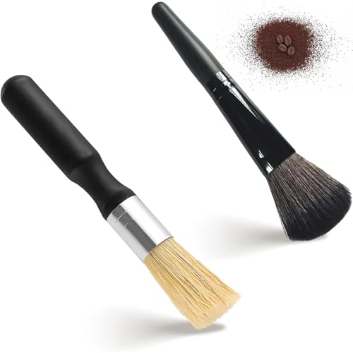 2 Stück Kaffeepinsel,Barista Pinsel Pinsel Pinsel Siebträger,Pinsel Siebträger Reinigung Barista Pinsel Siebträger Reinigungspinsel Kaffeevollautomat für Barista Home Kitchen von agogue