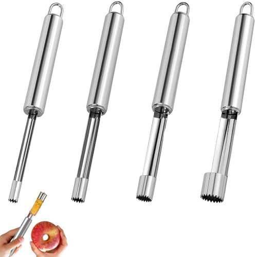 4 Von Verschiedene Größen Apfelentkerner Apfelausstecher, Professioneller Apfel Entkerner aus Edelstahl, Apfelstecher Für äpfel Und Birnen 4 Von Verschiedene Größen Apfelentkerner Apfelausstecher, Professioneller Apfel Entkerner aus Edelstahl, Apfelstecher Für äpfel Und Birnen von agogue