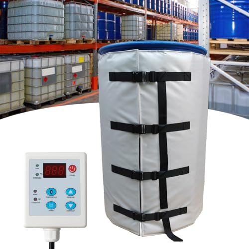Heizdecke Für 55/275 Gallonen-IBC-Behälter/Tanks Mit Voller Abdeckung, Mit Schnellheizfunktion Und Einstellbarem Thermostatregler 120 °C, Metall-Ölfassheizung Für Farben Und Öle 200L/55Gallon Heizdecke Für 55/275 Gallonen-IBC-Behälter/Tanks Mit Voller Abdeckung, Mit Schnellheizfunktion Und Einstellbarem Thermostatregler 120 °C, Metall-Ölfassheizung Für Farben Und Öle 200L/55Gallon von agreilduite