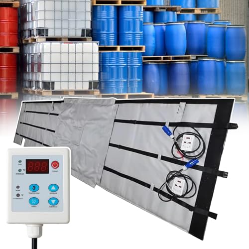 Powerblanket Fassheizdecke - 55/275 Gallonen, Vollabdeckung IBC-Behälter-/Tankheizdecke Mit Einstellbarer Temperatur Und Zeitsteuerung, Thermodecke Ölfass Für Öle 1000L/275Gallon Powerblanket Fassheizdecke - 55/275 Gallonen, Vollabdeckung IBC-Behälter-/Tankheizdecke Mit Einstellbarer Temperatur Und Zeitsteuerung, Thermodecke Ölfass Für Öle 1000L/275Gallon von agreilduite