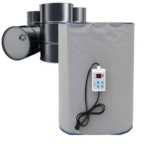 agreilduite Wärmedecke Für Ölfässer Im Freien, Heizdecke Für IBC-Behälter/Tanks Mit Vollständiger Abdeckung, Mit Schneller Erwärmung Und Einstellbarer Temperatur Von 0–120 °C Und Timer 200L/55Gallon agreilduite Wärmedecke Für Ölfässer Im Freien, Heizdecke Für IBC-Behälter/Tanks Mit Vollständiger Abdeckung, Mit Schneller Erwärmung Und Einstellbarer Temperatur Von 0–120 °C Und Timer 200L/55Gallon von agreilduite