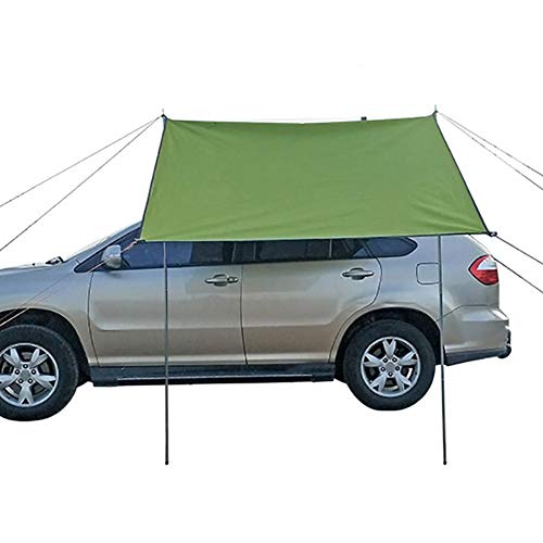 Auto Markise Baldachin, Auto Markise Sonnenschutz Wasserdicht Auto Baldachin Camper Trailer Zelt Heckklappe Markise Zelt Dach Top für SUV, Schrägheck, Minivan, Limousine, Camping, Outdoor von aheadad