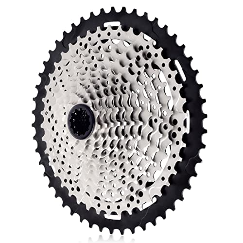 aiNPCde MTB Micro Spline Kassette 12 Fach 50T für Fahrrad MS Hub Tower Base Kompatibel mit 125M7100 M8100 XTR M9100 von aiNPCde