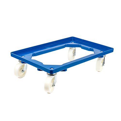 aidB Kunststoff Transportroller Offen - Blau - mit Kunststoffräder, 2 Lenkrollen und 2 Bremsrollen - Einzel aidB Kunststoff Transportroller Offen - Blau - mit Kunststoffräder, 2 Lenkrollen und 2 Bremsrollen - Einzel von aidB