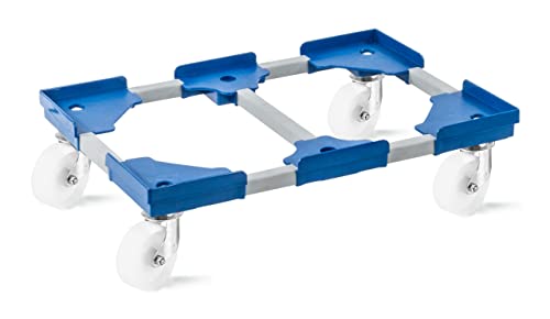 aidB Transportroller VARIABLE - 600x400-1x unterteilt - Kunststoffräder 4 Lenkrollen Blau - 1St aidB Transportroller VARIABLE - 600x400-1x unterteilt - Kunststoffräder 4 Lenkrollen Blau - 1St von aidB