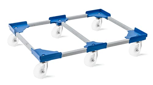 aidB Transportroller VARIABLE - 800x600-1x unterteilt - Kunststoffräder 6 Lenkrollen Blau - 1St aidB Transportroller VARIABLE - 800x600-1x unterteilt - Kunststoffräder 6 Lenkrollen Blau - 1St von aidB