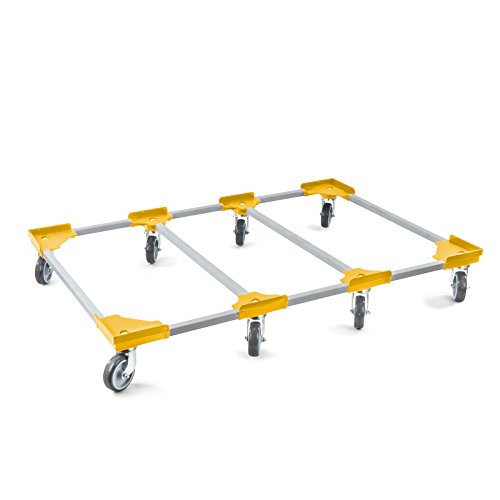 aidB Transportroller Variabel - 1200x800-2x unterteilt - Gummiräder 8 Lenkrollen Gelb aidB Transportroller Variabel - 1200x800-2x unterteilt - Gummiräder 8 Lenkrollen Gelb von aidB