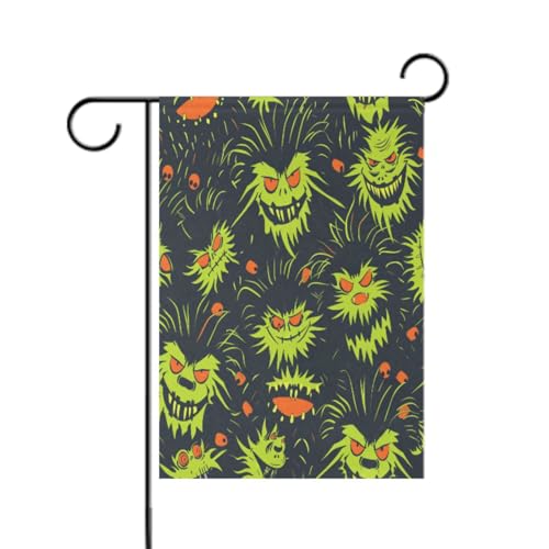 Living Dead Green marineblaue Flaggen für den Außenbereich, Weihnachtsbanner für den Außenbereich, 30,5 x 45,7 cm, doppelseitig Living Dead Green marineblaue Flaggen für den Außenbereich, Weihnachtsbanner für den Außenbereich, 30,5 x 45,7 cm, doppelseitig von aidingzhi