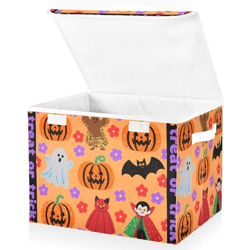 aidingzhi Faltbare 40-Liter-Aufbewahrungsbehälter mit Griffen, stabile große Aufbewahrungsbehälter, Weihnachten, für Zuhause, Büro, Organisation, 42 x 32 x 30 cm von aidingzhi