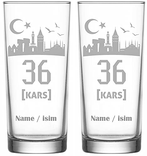 Raki Gläser mit Gravur Glas Bardagi Bardak Rakigläser mit Namen isimli hediye Türkiye Türkei 36 Kars von aina
