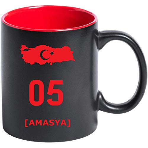 Tasse Kaffeetasse Kahve Cay Bardagi Bardak Hediye Türkiye Türkei Flagge 05 Amasya von aina