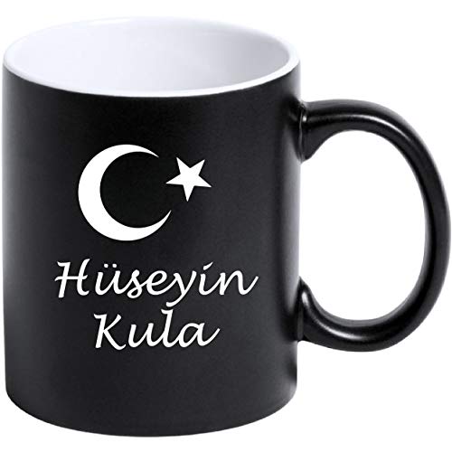 Tasse Kaffeetasse Kahve Cay Bardagi Bardak Hediye isimli kisiye özel hediyelik isim Türkei Matt Schwarz von aina