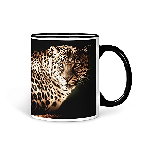Tasse Kaffeetasse Leopard Tier V4 von aina