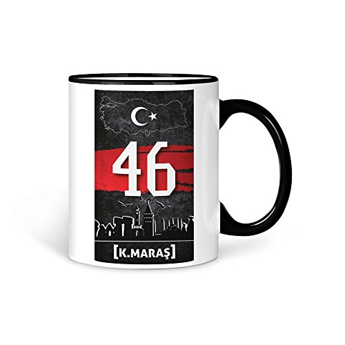 Tasse Kaffeetasse Türkei Kahramanmaras 46 Türkiye Plaka V2 von aina