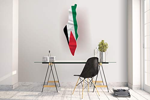 Wandtattoo Wandsticker Aufkleber Kinderzimmer Palästina Palestine Fahne Flagge von aina