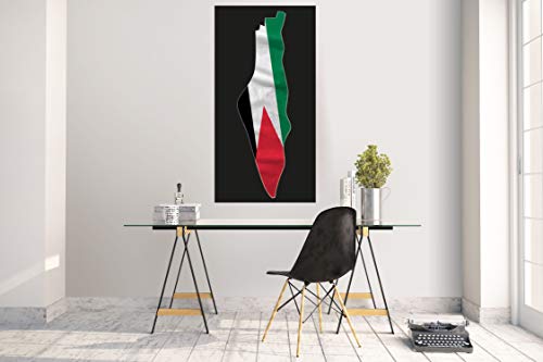 Wandtattoo Wandsticker Aufkleber Kinderzimmer Palästina Palestine Fahne Flagge von aina