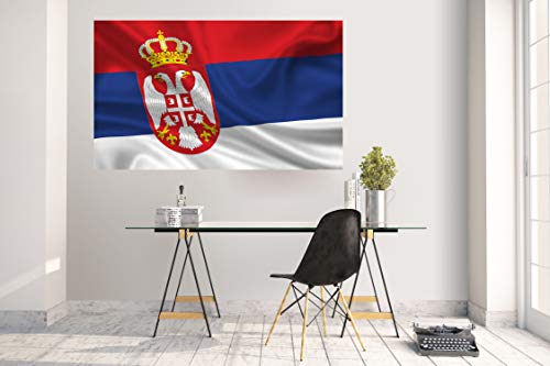 Wandtattoo Wandsticker Aufkleber Kinderzimmer Serbien Fahne Flagge von aina