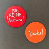 1 X "Bitte Keine Werbung" + 1X "Danke" Od. "Nur Liebesbriefe". Briefkastenmagnet. Magnet Werbung Nein Danke Briefkasten Name von aineolleoileSHOP