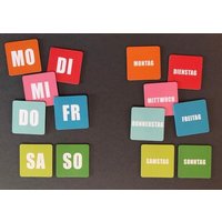 Neue Designs Kunterbunt Plane Deine Woche Mit Wochenplaner Magneten Magnet Familienkalender/Wochenplanung To Do Liste Terminplaner von aineolleoileSHOP